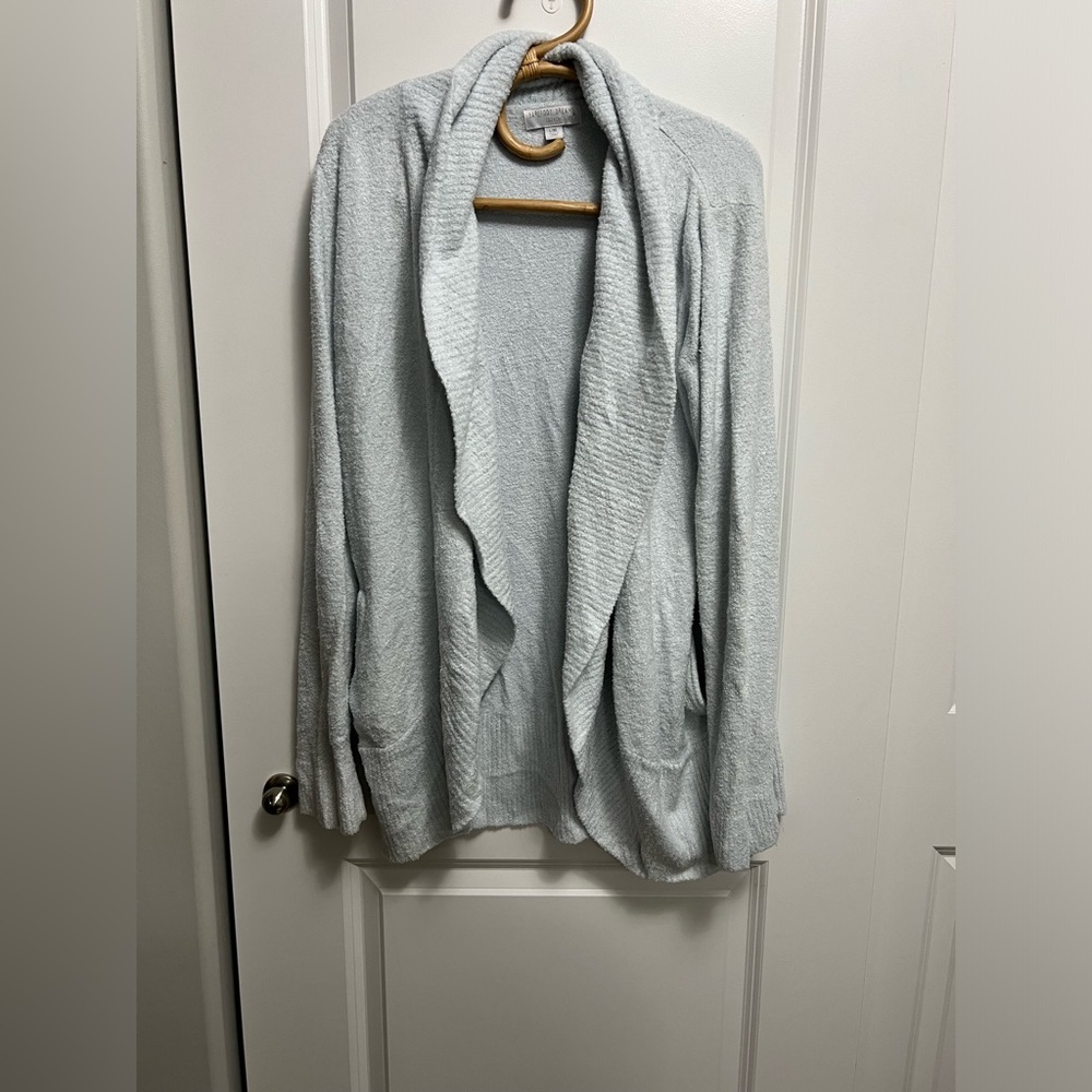 Barefoot dreams Light Blue CozyChic Lite Cardigan L/XL